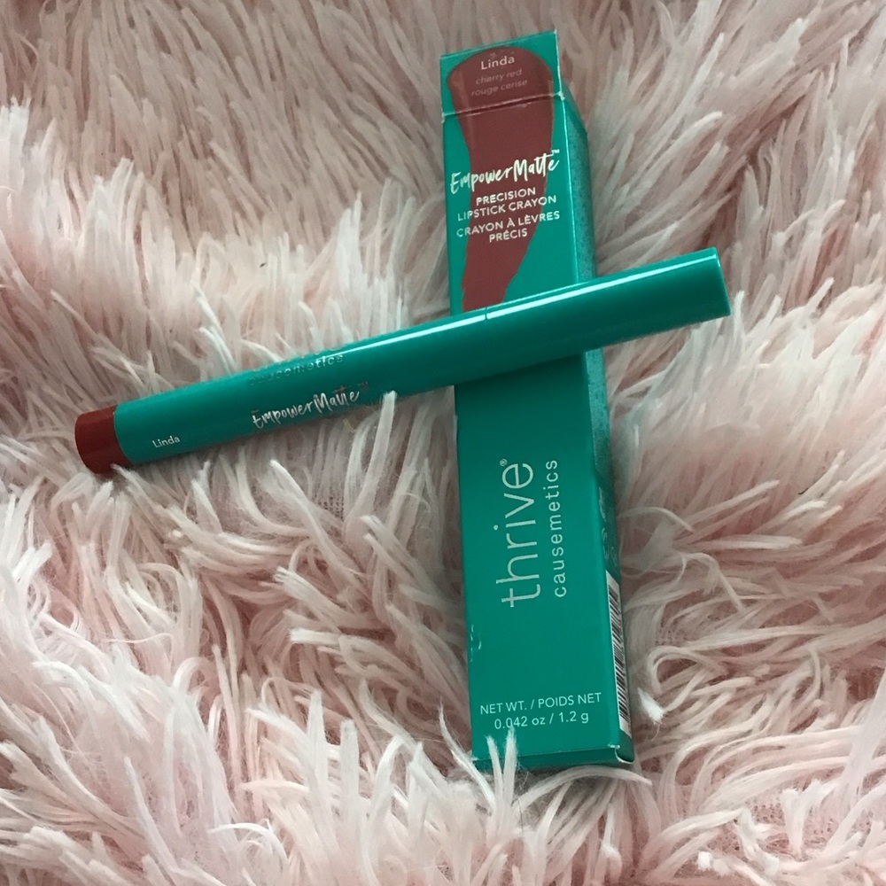 New Thrive Causematics Empower Matte Precision Lipstick Crayon Linda